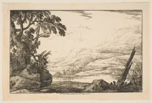 Laurent De La Hire Prints: Clump of Trees, 1640. Creator: Laurent de la Hyre