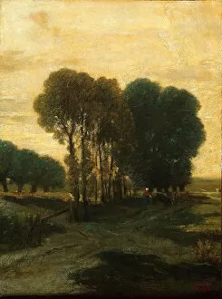 Copse Gallery: A Clump of Trees, c. 1860. Creator: Constant Troyon