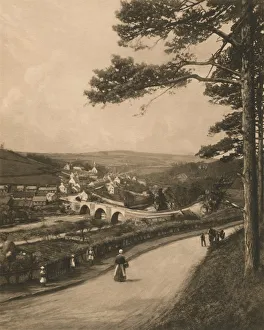 Cassell Co Collection: The Clyde at Kirkfieldbank, from the Braes near Lanark, 1902
