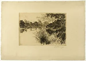 The Clyde Near Carmyle, 1889. Creator: David Young Cameron