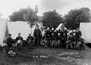 Tents Gallery: Co. A. 3d Batl. 1893. Creator: Unknown