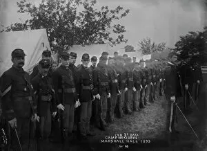 Standing To Attention Gallery: Co. A. 3rd Batl. 1893. Creator: Unknown