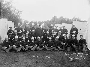 Military Camp Gallery: Co. A. 6th Batl. 1893. Creator: Unknown