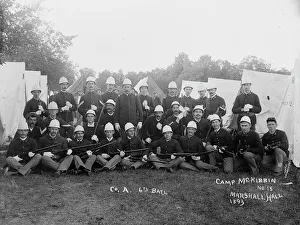 Tents Gallery: Co. A. 6th Batl. 1893. Creator: Unknown