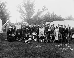 Tents Gallery: Co. C. 3d Batl. 1893. Creator: Unknown