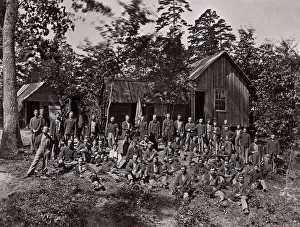William Tecumseh Prints: Co. D, 21st Michigan Infantry. Shermans Volunteers, 1861-65. Creator: Unknown