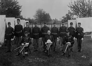 Military Camp Gallery: Co. D. 2d Batl. 1893. Creator: Unknown