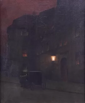 Schikaneder Gallery: The coach, c. 1900. Artist: Schikaneder, Jakub (1855-1924)