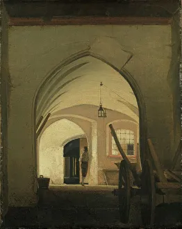 A Coach House, Partenkirchen, 1831. Creator: Wilhelm Bendz