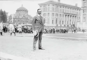 Ivy League Prints: Coach Lush, Columbia, 1914. Creator: Bain News Service