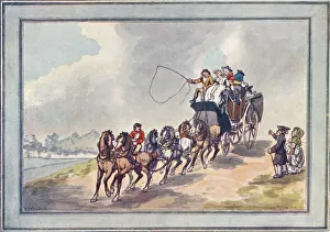Bystanders Gallery: Coach and Six, 1907. Artist: Thomas Rowlandson