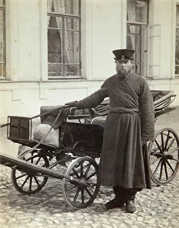 A coachman, 1890s. Artist: Alexei Sergeevich Mazurin