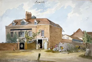 Artificial Prints: Coade stone factory, Narrow Wall, Lambeth, London, c1800