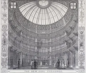 Coal Exchange Prints: Coal Exchange, London, 1849