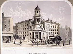 Coal Exchange Prints: Coal Exchange, London, 1849. Artist: Roberts Groom