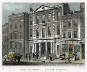 Coal Exchange, Thames Street, City of London, 1830. Artist: R Acon