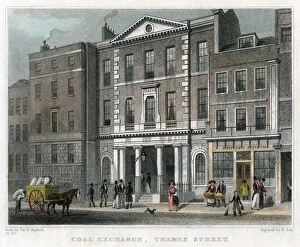 Coal Exchange, Thames Street, City of London, 1830.Artist: R Acon