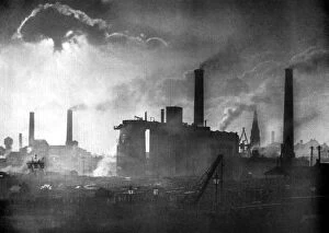 Coal and iron production, 1926.Artist: Edgar & Winifred Ward