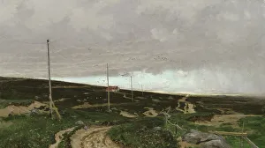Telegraph Pole Prints: On the coast. Motif from Jaeren, Norway, 1879. Creator: Frits Thaulow