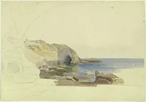 Carl Prints: Coast near Syracuse, 19th century