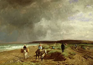 Troyon Constant Prints: Coast near Villers, c1859. Creator: Constant Troyon