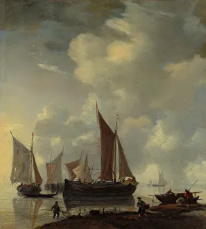 Ranieri Nooms Prints: Coast Scene, mid-17th century. Creator: Reinier Zeeman