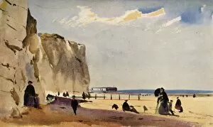 Edward Gordon Wenham Collection: Coast Scene, Normandy, c1860, (1934). Creator: John Absolon