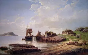 Coastal Landscape, 1882. Creator: Reinholdt Boll