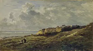 Cloudy Prints: Coastal Landscape in Normandy (Villerville-sur-Mer)