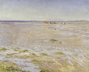 Skyscape Prints: Coastal Scene. Motif from Varberg, 1892. Creator: Nils Kreuger