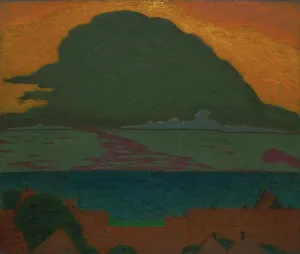Postimpressionism Prints: Coastline, Visby. Creator: Swedlund, Per Adolf (Pelle) (1865-1947)