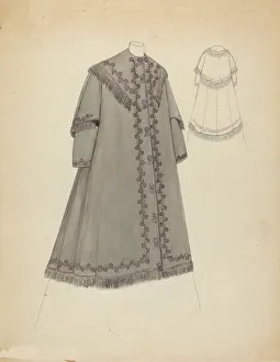 Fringe Prints: Coat, 1935 / 1942. Creator: Margaret Concha
