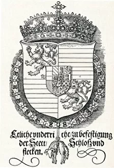 The Coat of Arms of Ferdinand I, King of Hungary and Bohemia, 1527 (1906). Artist: Albrecht Durer