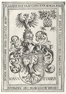 Wolf Traut Prints: Coat of Arms of Johann Stabius. Creator: Wolf Traut (German, c. 1486-1520)