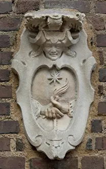 Handshake Prints: Coat of Arms of the Pasqui or possibly Bernardi Family