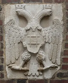 Double Headed Prints: Coat of Arms, probably of the Suarez Family, mid-16th century. Creator: Unknown