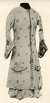 Coat and full breeches of buff brocade with flowers and leaves, c1670, (1937). Creator: Unknown