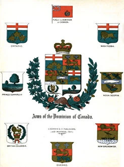 Ontario Gallery: Coats of arms and flags of Canada