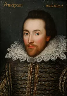Images Dated 15th February 2011: The Cobbe portrait of William Shakespeare (1564-1616), c1610