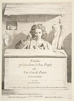 Bouchardon Edme Gallery: The Cobbler, 1737. Creator: Caylus, Anne-Claude-Philippe de