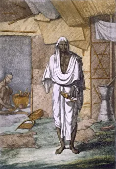 Castes Prints: A cobbler, pub. 1808-12. Creator: Franz Balthazar Solvyns (1760-1824)