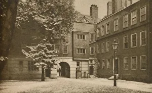 Holborn Prints: Cobbles of the Quiet Other Court in Staple Inn at Holborn, c1935. Creator: Cyril Ellis