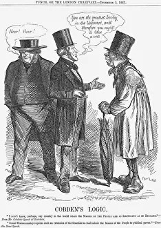 John Bright Prints: Cobdens Logic, 1863. Artist: John Tenniel