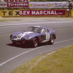 Bend Prints: A Cobra Daytona Ford, Le Mans, France, 1965