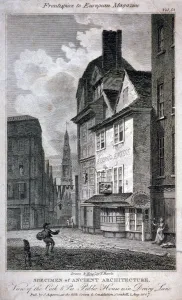 Gwyn Prints: The Cock and Magpie Public House, Drury Lane, Westminster, London, 1807