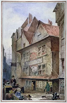 Eleanor Nell Gwynne Gallery: The Cock and Magpie Tavern, Drury Lane, Westminster, London, 1862. Artist: Waldo Sargeant
