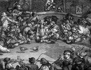 Blind Prints: The Cock-pit, 1759. Artist: William Hogarth