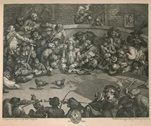 Cock Fight Gallery: The Cock-pit, 1759. Artist: William Hogarth