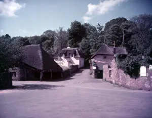 Cottages Prints: Cockington Village, Devon, c1955. Creator: Arthur Charles Kirby Ware