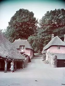 Cottages Prints: Cockington Village near Torquay, Devon, c1955. Creator: Arthur Charles Kirby Ware